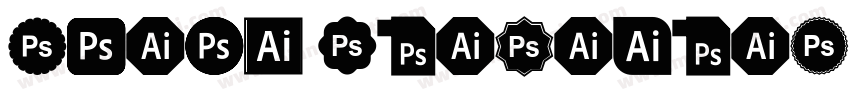 Adobe Photoshop 此文本图字体转换